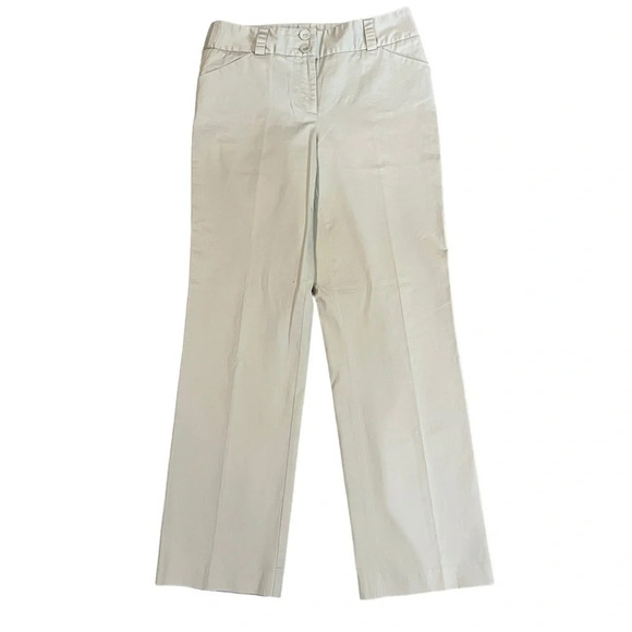Talbots Women's Khaki Straight Leg Pants‎ Size 6 - Picture 1 of 4